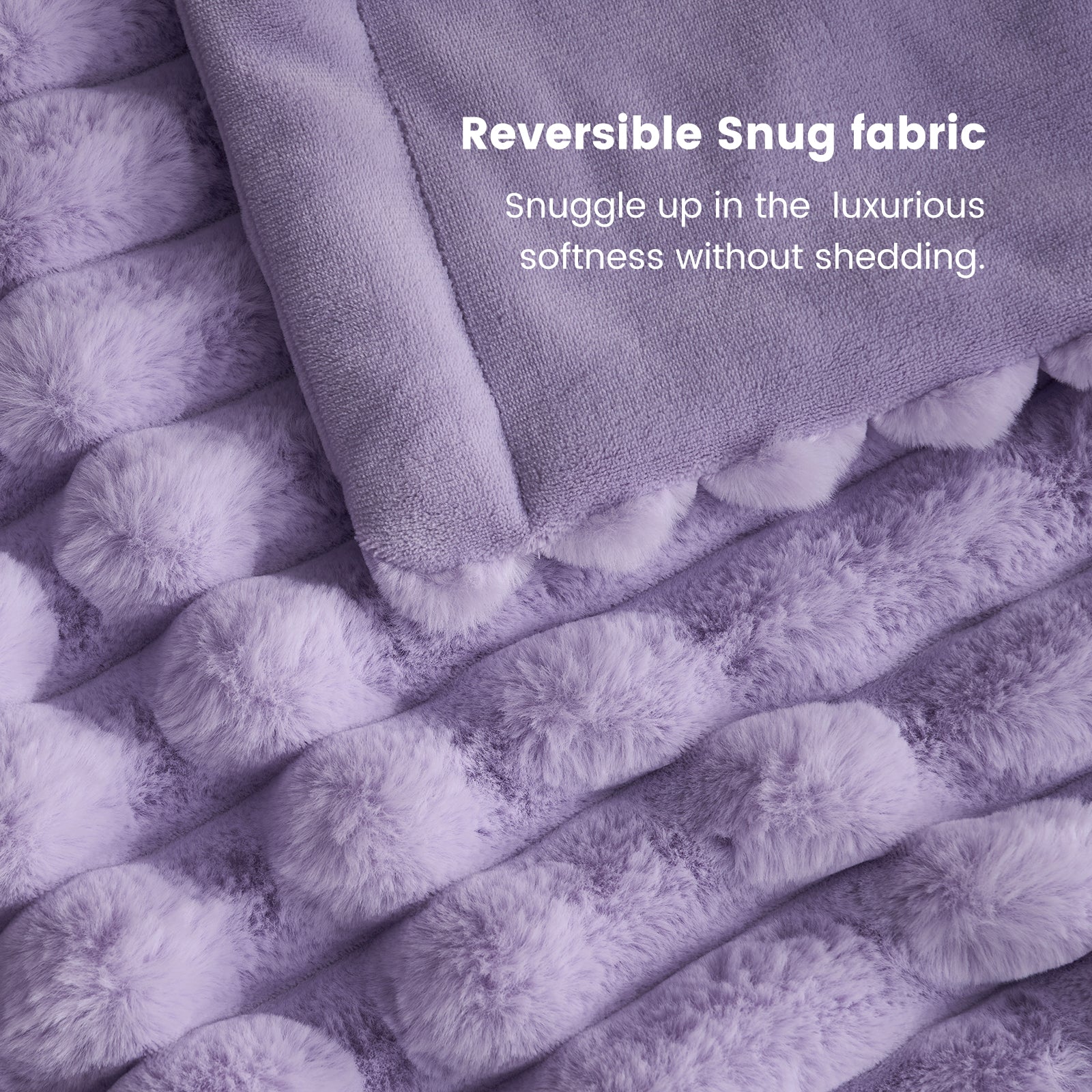 Luxurious Striped Faux Fur Throw Blanket for Cozy Comfort