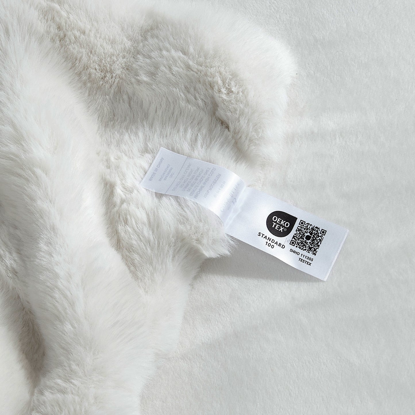 Artisan Bubble Faux Fur Throw Blanket with Unique Tie-Dye Design