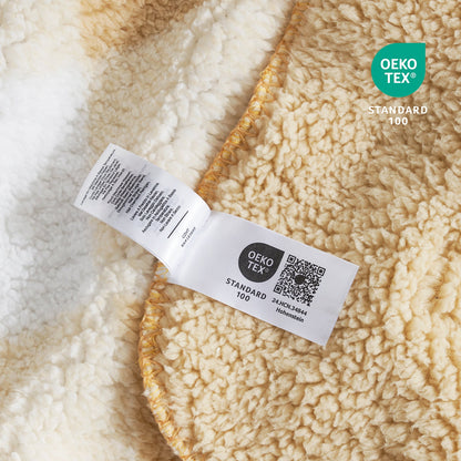 Cozy Bliss Reversible Dual-Sided Sherpa Throw Blanket