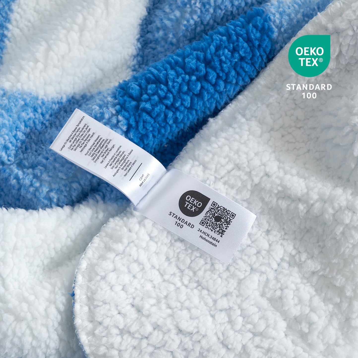 Cozy Bliss Reversible Dual-Sided Sherpa Throw Blanket