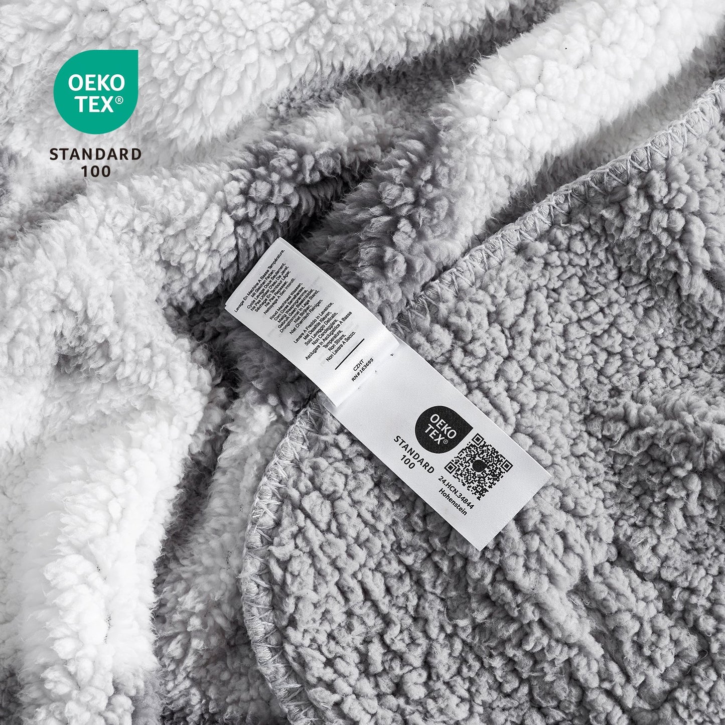 Cozy Bliss Reversible Dual-Sided Sherpa Throw Blanket