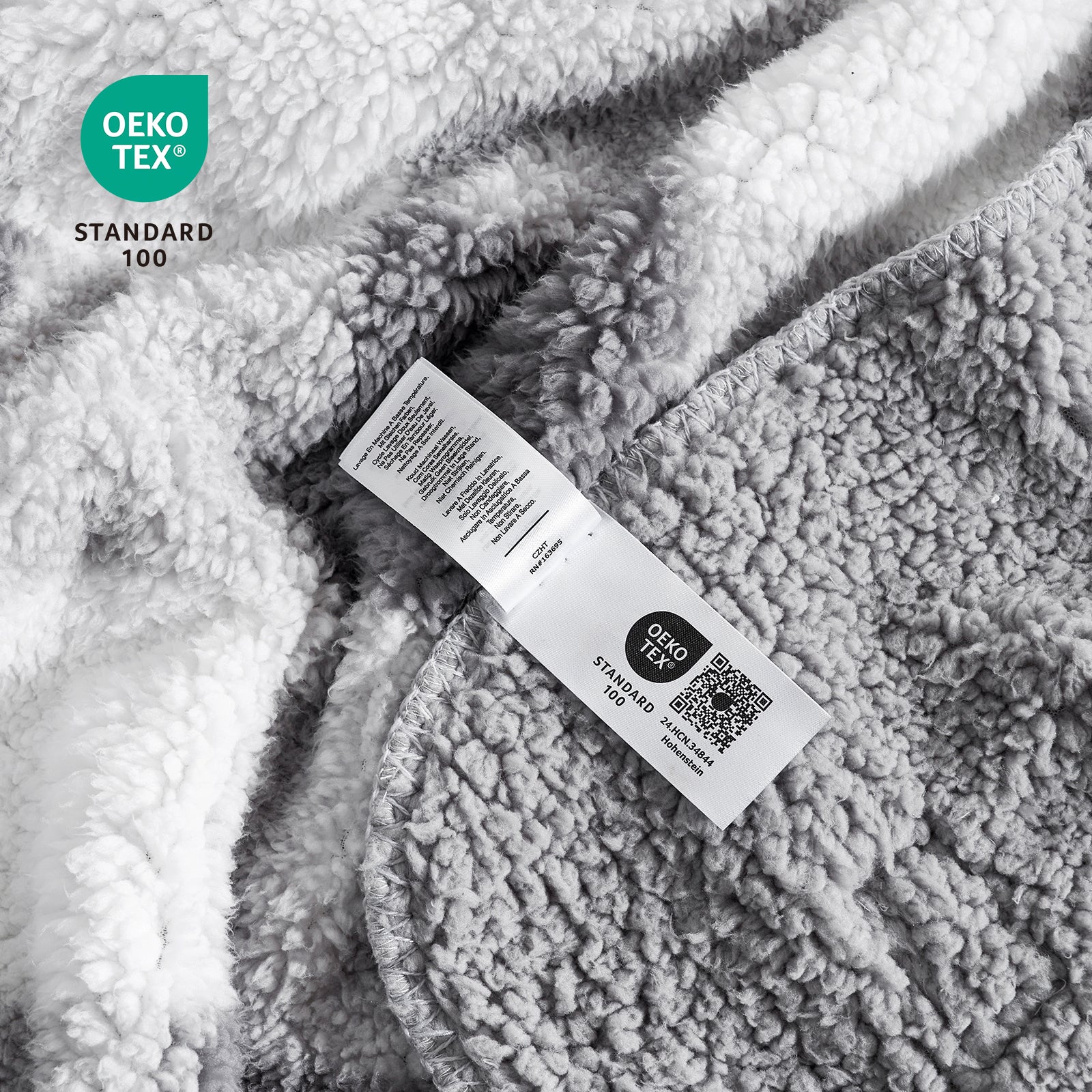 Cozy Bliss Reversible Dual-Sided Sherpa Throw Blanket