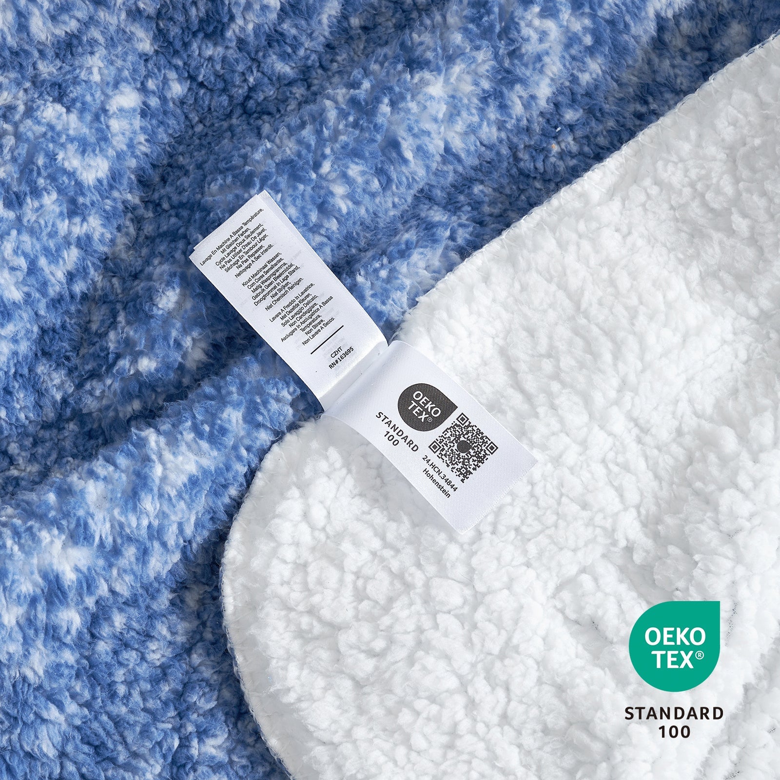 Cozy Bliss Reversible Dual-Sided Sherpa Throw Blanket
