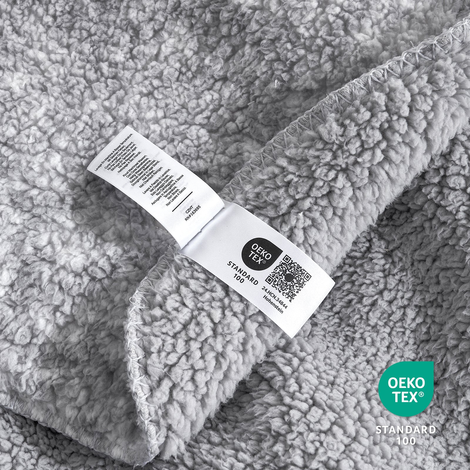 Cozy Bliss Reversible Dual-Sided Sherpa Throw Blanket