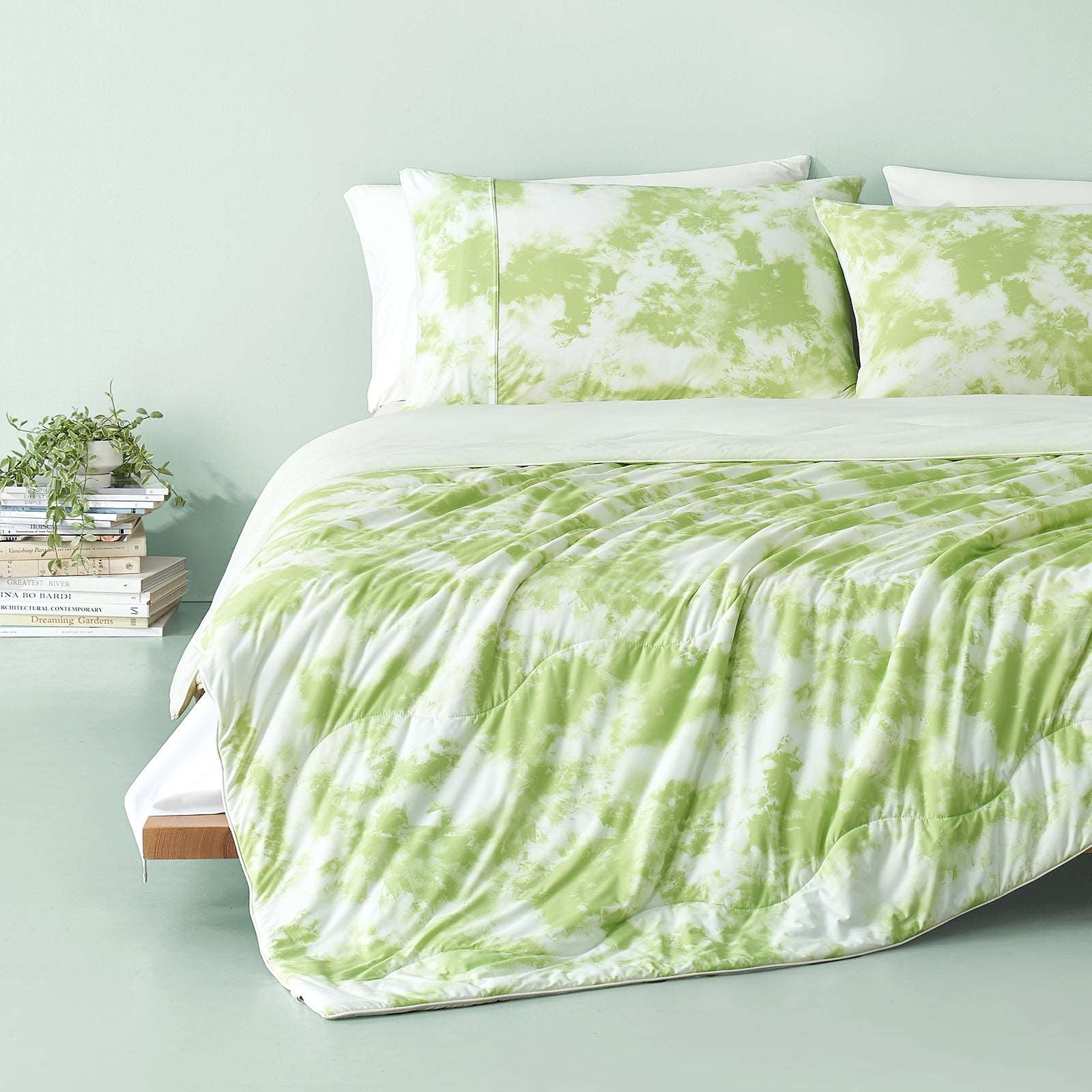 Premium Tie-Dye Cooling Comforter Set for Hot Sleepers