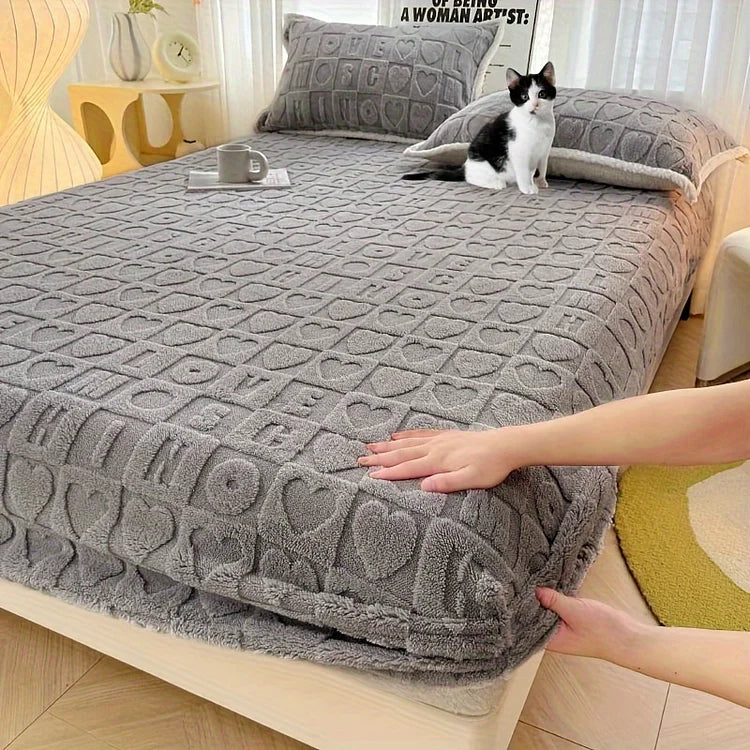 ComfyHeart Print Fitted Sheet