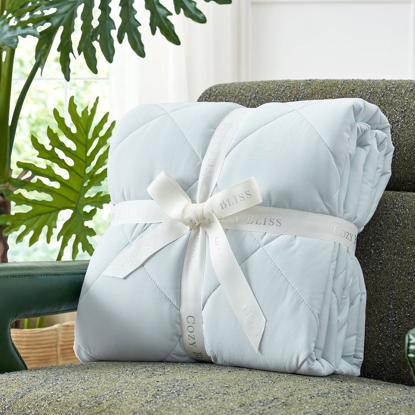 Chill Weave Square Cooling Blanket for Year-Round Comfort