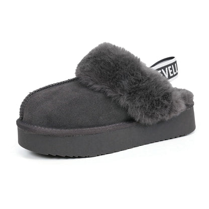 CloudStep Furry Platform Slippers
