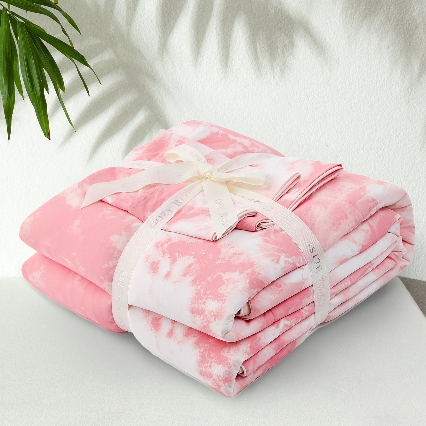 Premium Tie-Dye Cooling Comforter Set for Hot Sleepers