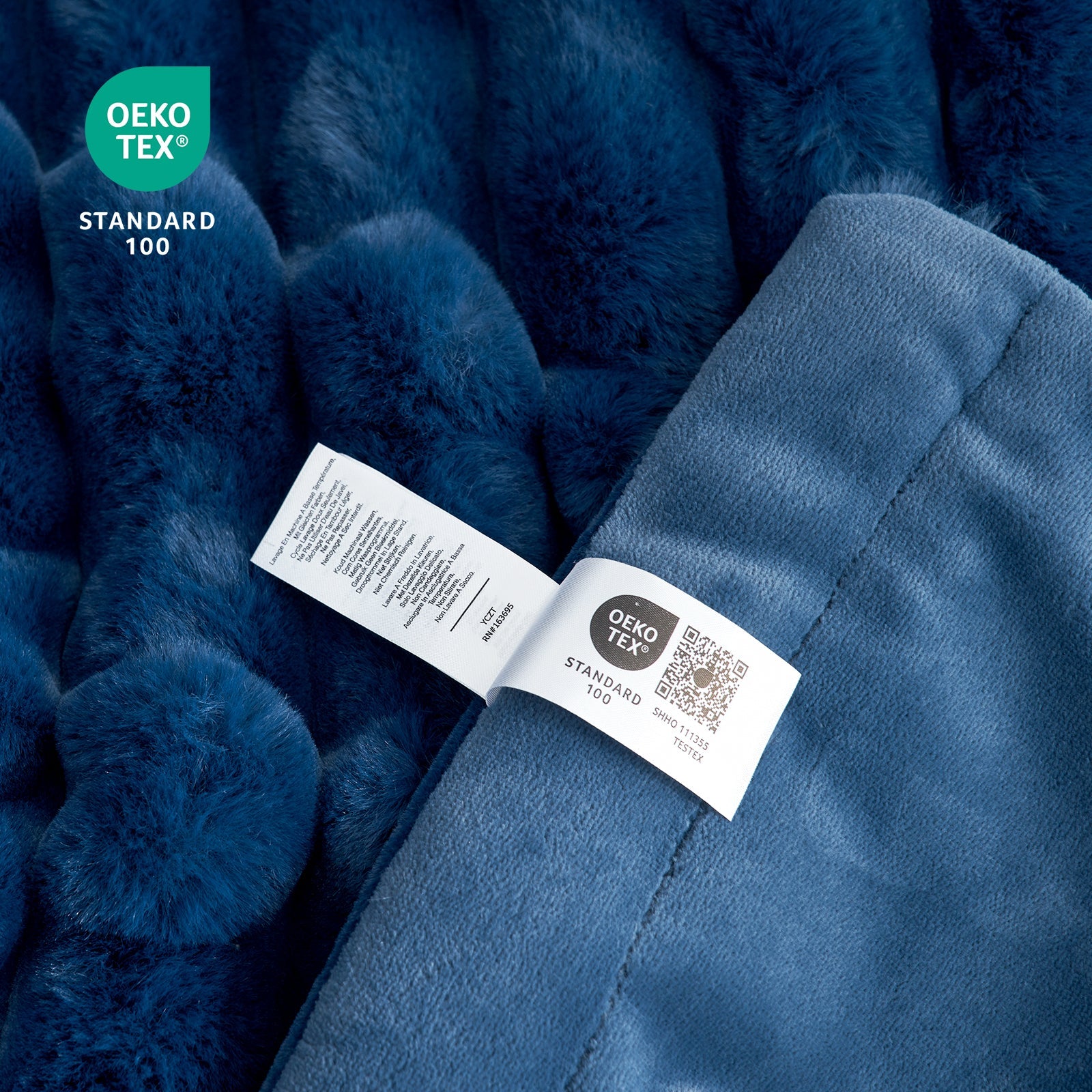 Luxurious Striped Faux Fur Throw Blanket for Cozy Comfort