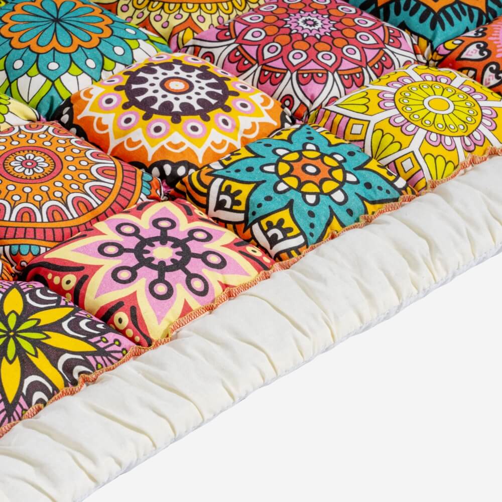Elegant Garden Chic Cotton Couch Cover for Pet Protection
