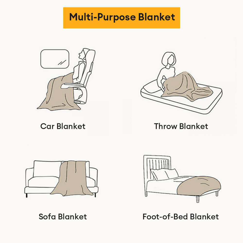 Cartoon Paw Print Chenille Anti-Scratch Throw Cover for Pets