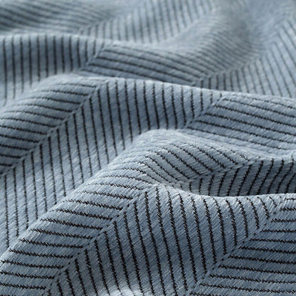 Chenille Herringbone Tassel Sofa Cover - Elegant Comfort