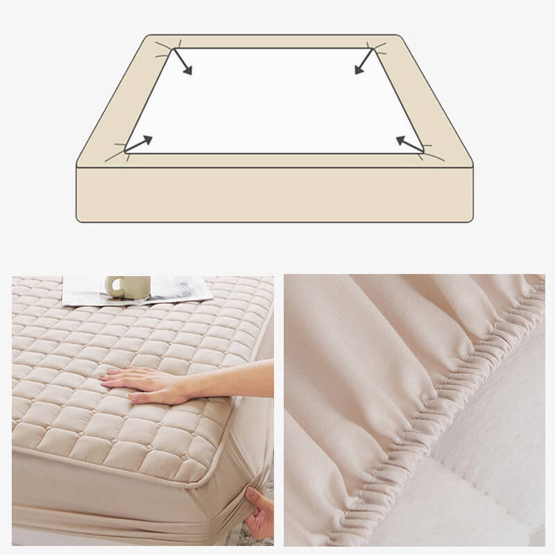 Comfort Encased Waterproof Mattress Protector Cover with Full Protection