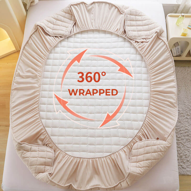 Comfort Encased Waterproof Mattress Protector Cover with Full Protection