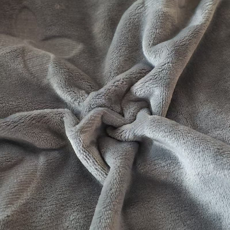 MonoFloral Milk Fleece Filled Blanket