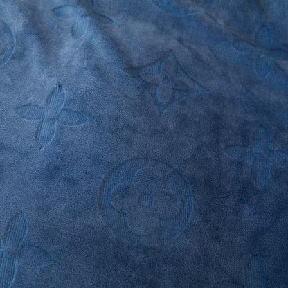MonoFloral Milk Fleece Filled Blanket