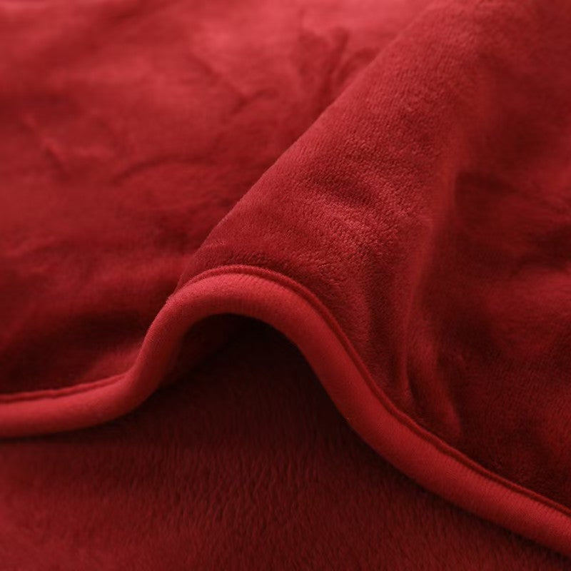 MonoFloral Milk Fleece Filled Blanket