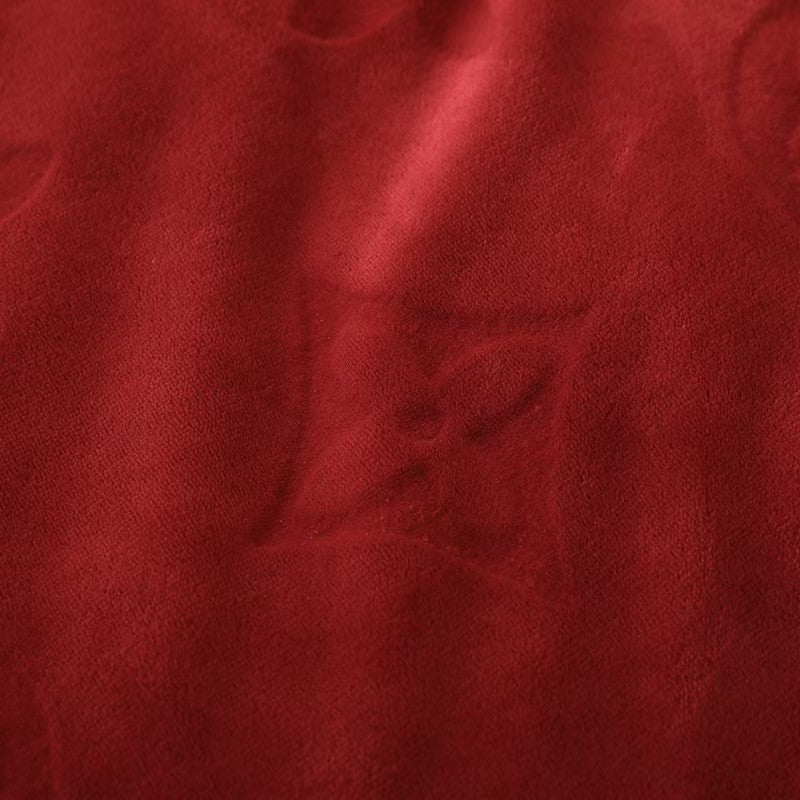 MonoFloral Milk Fleece Filled Blanket