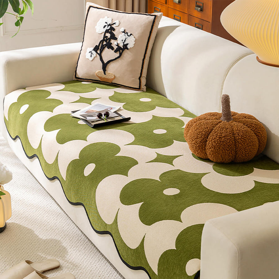 The BloomCover™ – Chenille Couch Guard