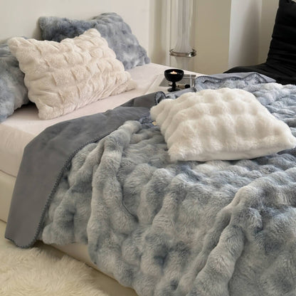 Faux Fur Luxury Thick Plush Blanket for Pets and Humans
