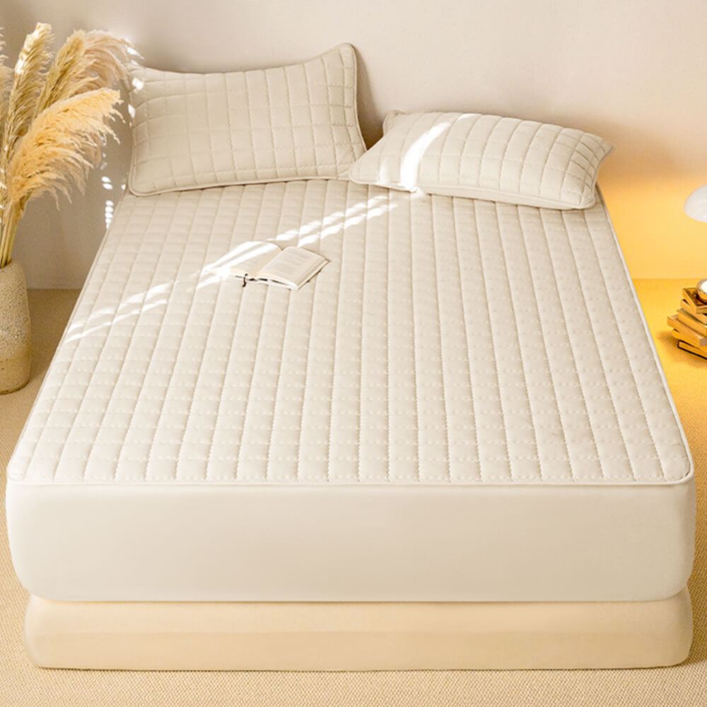Waterproof Antibacterial Fitted Sheet Mattress Cover for Ultimate Comfort