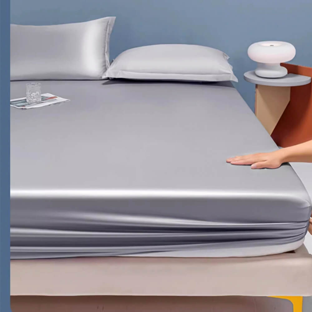 Coolest Silky Soft 100s Lyocell Fitted Sheet for Cozy Sleep