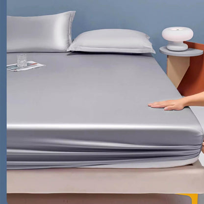 Coolest Silky Soft 100s Lyocell Fitted Sheet for Cozy Sleep