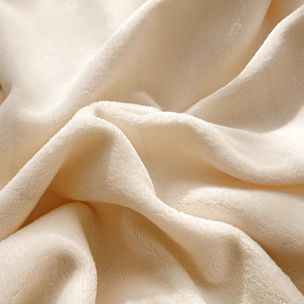 Milk Velvet Soft Fitted Sheet Bedding Set for Luxury Comfort