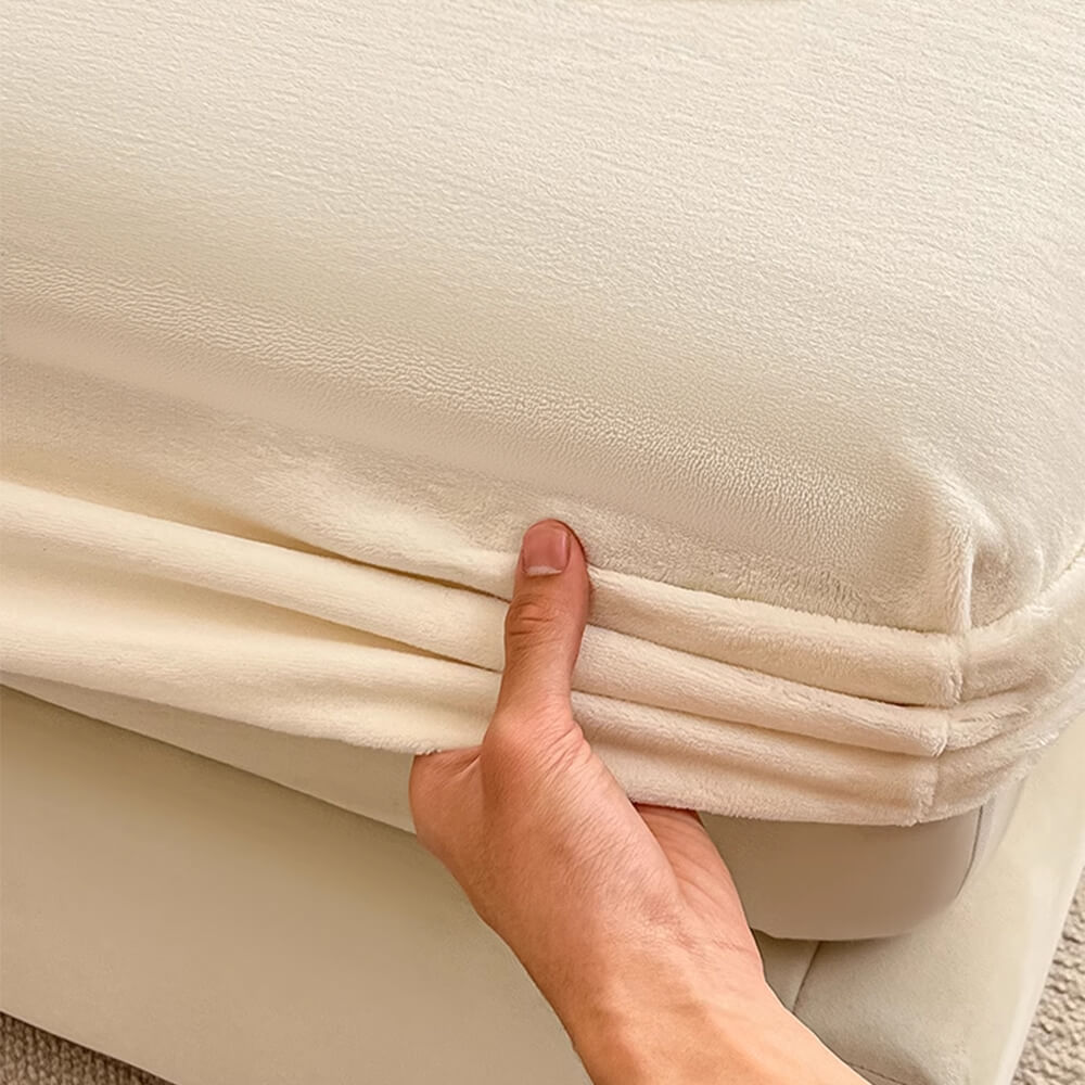 Milk Velvet Soft Fitted Sheet Bedding Set for Luxury Comfort