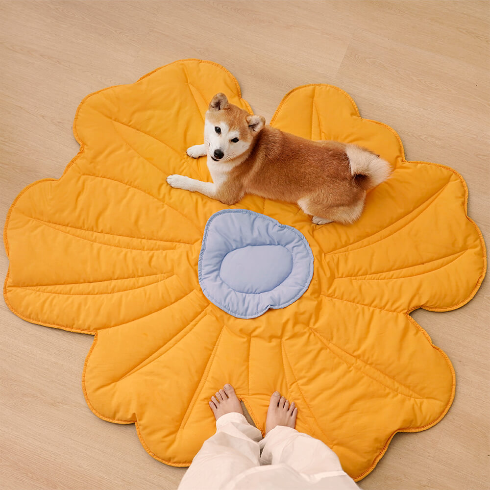 Super Large Flower Shape Human Mat Dog Blanket for Your Pets