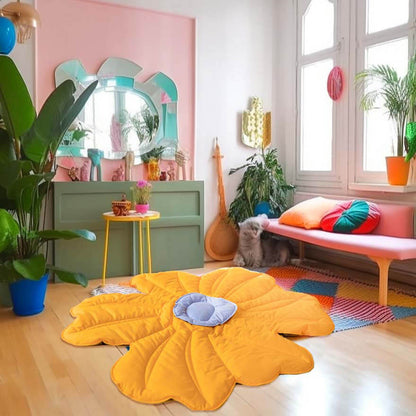 Super Large Flower Shape Human Mat Dog Blanket for Your Pets