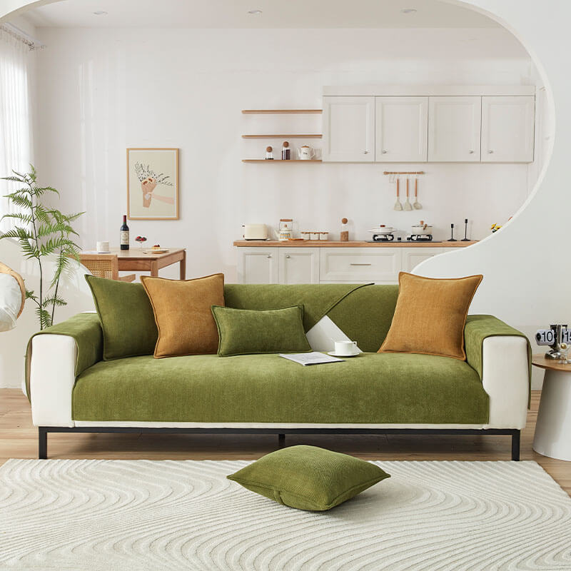 Herringbone Chenille Waterproof Couch Cover - Ultimate Protection
