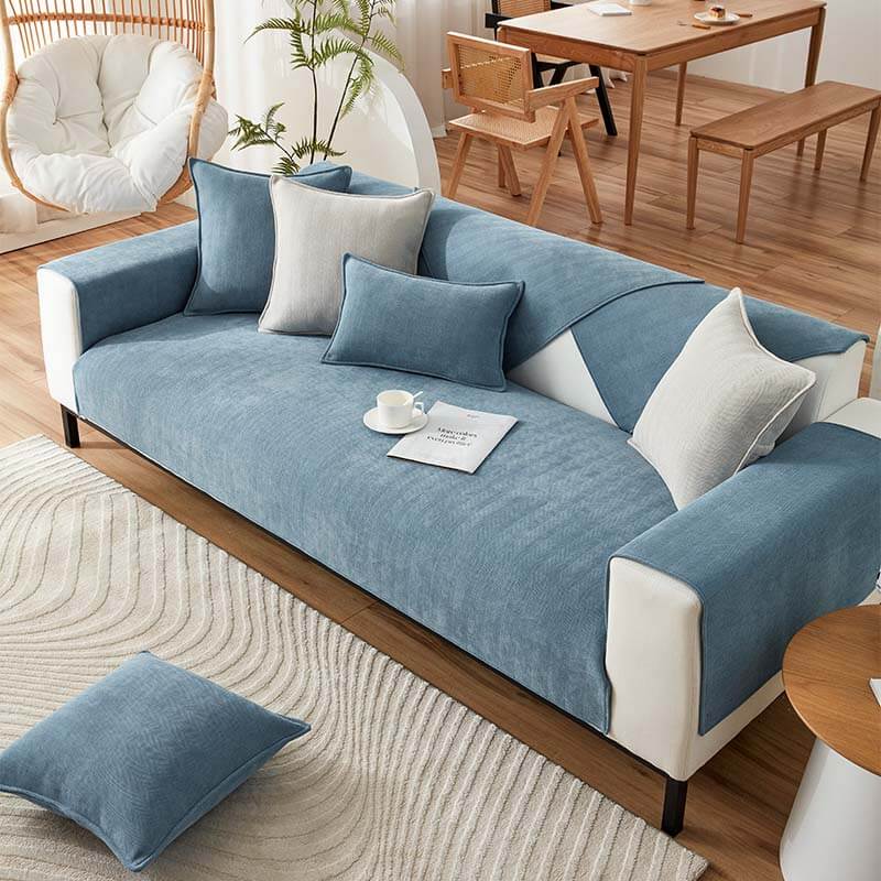 Herringbone Chenille Waterproof Couch Cover - Ultimate Protection