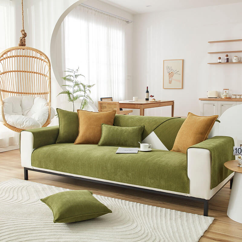 Herringbone Chenille Waterproof Couch Cover - Ultimate Protection