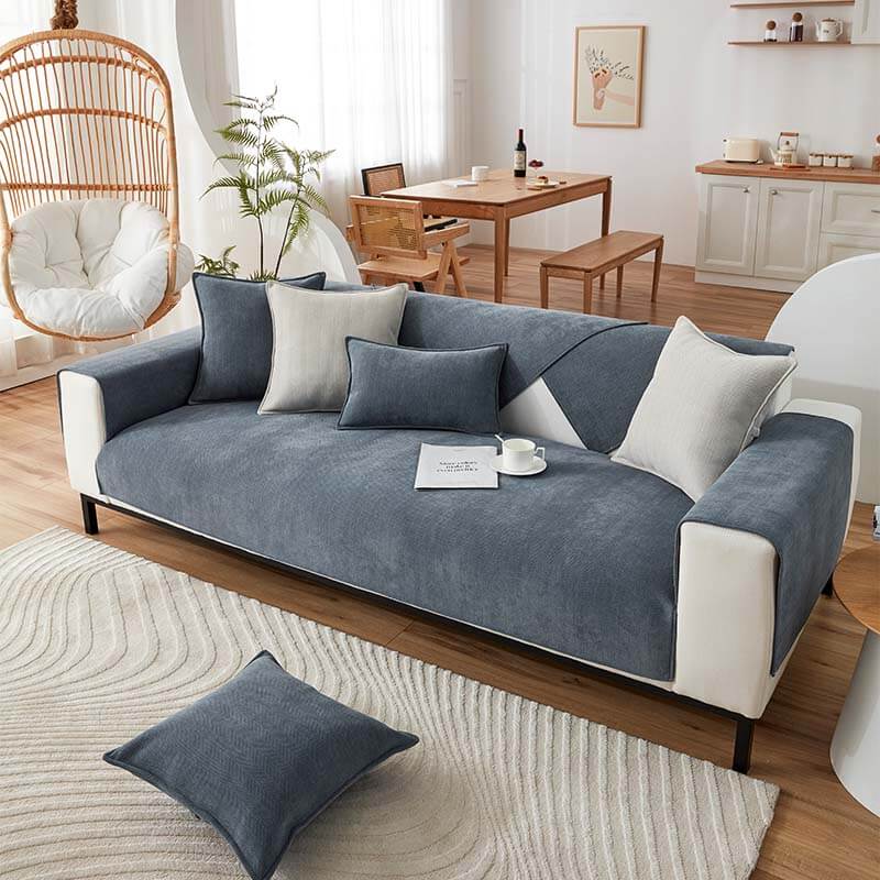 Herringbone Chenille Waterproof Couch Cover - Ultimate Protection