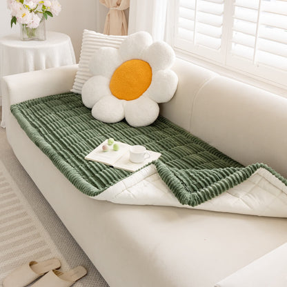 Lazy Soft Flannel Breathable Pet Mat Non-Slip Couch Cover