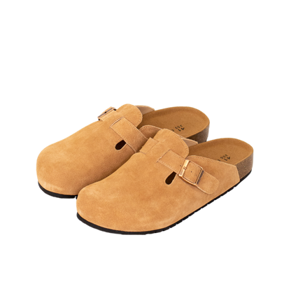 CloudTread Suede Cork Clogs