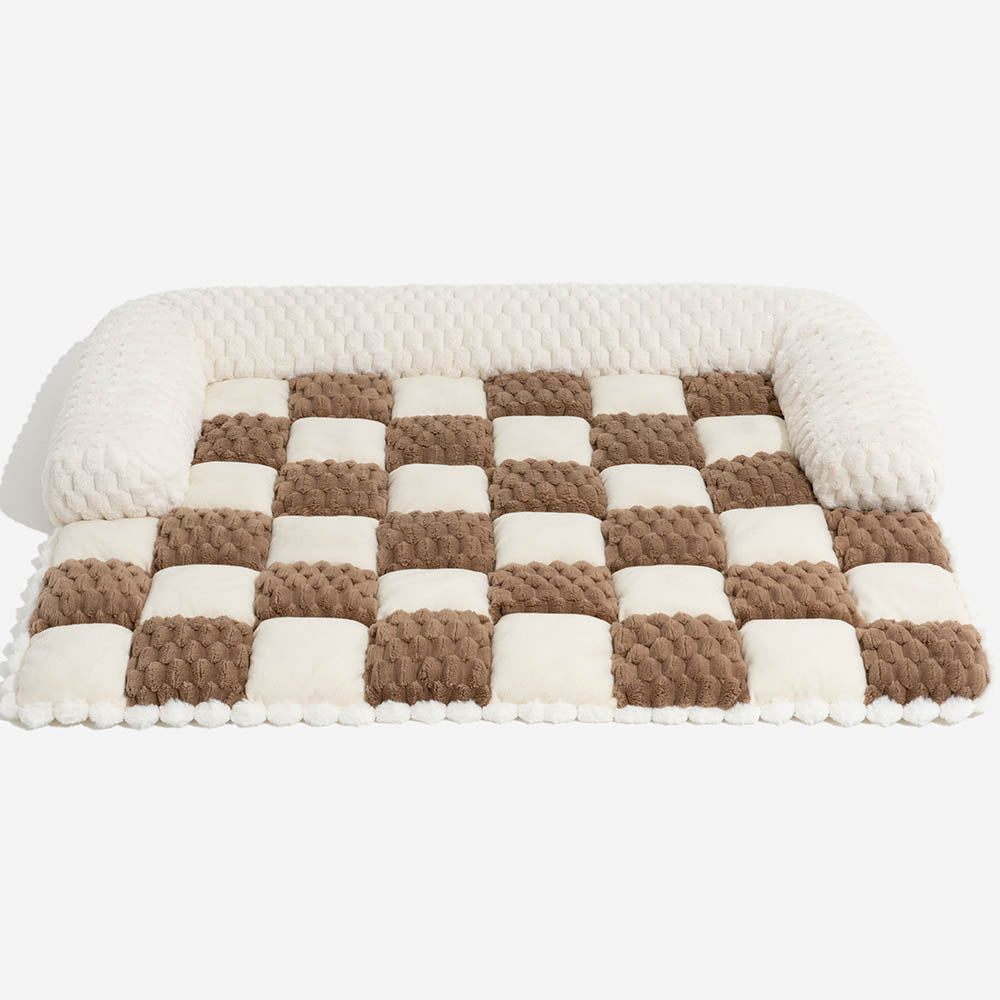 Plaid Cozy Sofa Protector Dog Mat - Stylish Comfort for Pets