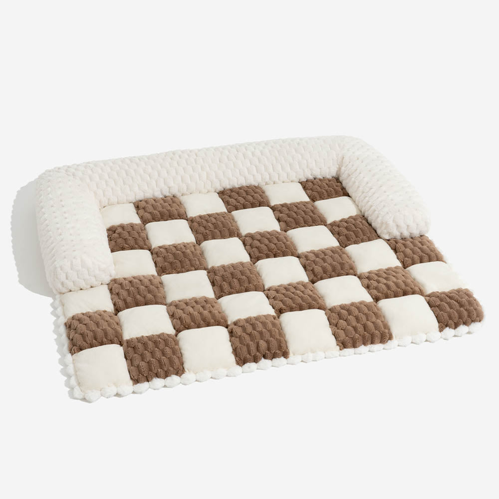 Plaid Cozy Sofa Protector Dog Mat - Stylish Comfort for Pets