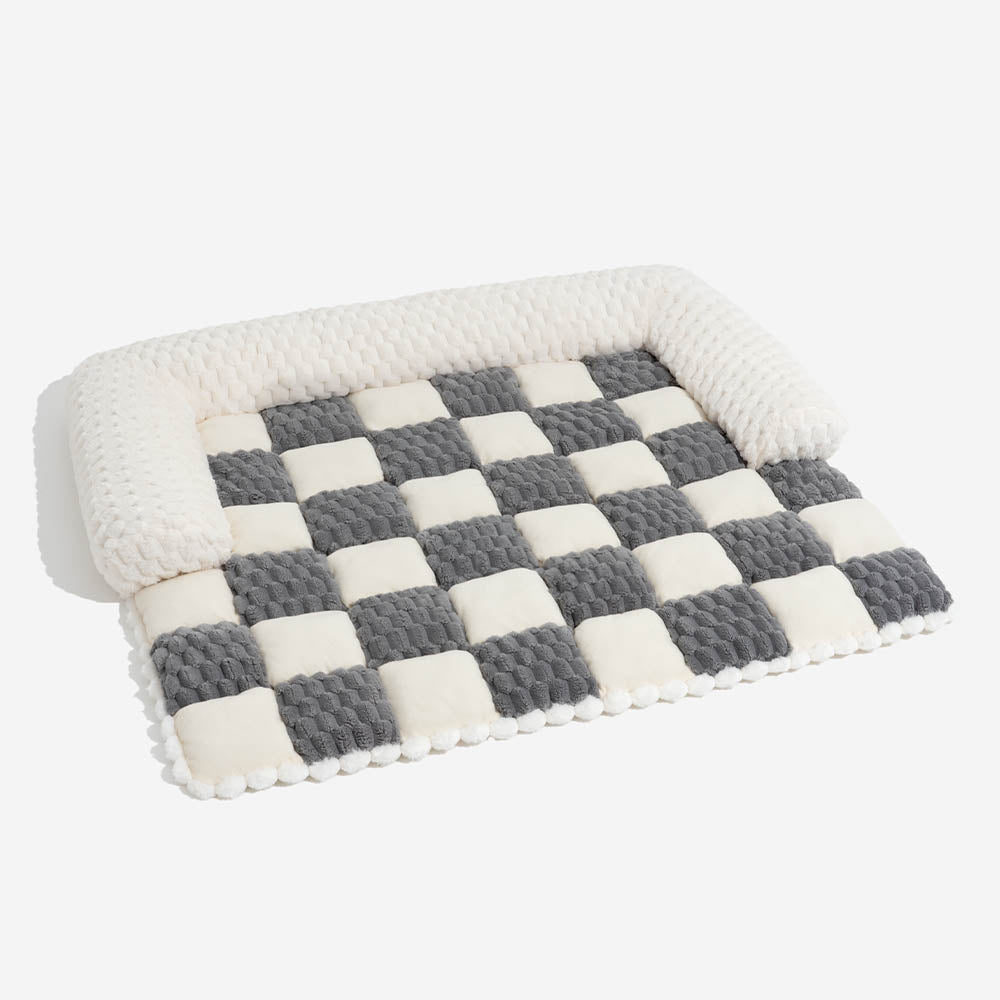 Plaid Cozy Sofa Protector Dog Mat - Stylish Comfort for Pets
