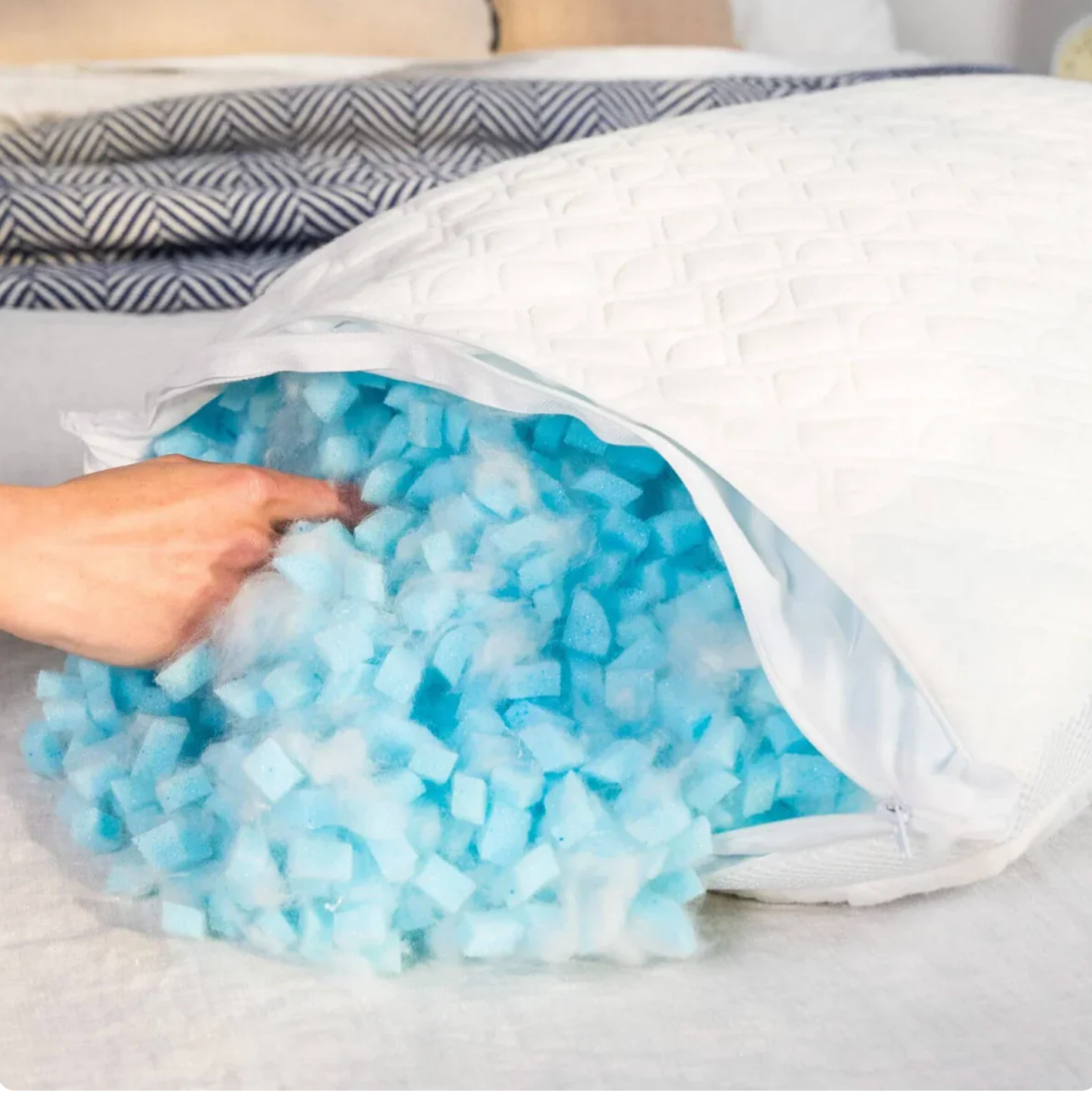Polar Cloud Cooling Memory Foam Pillow
