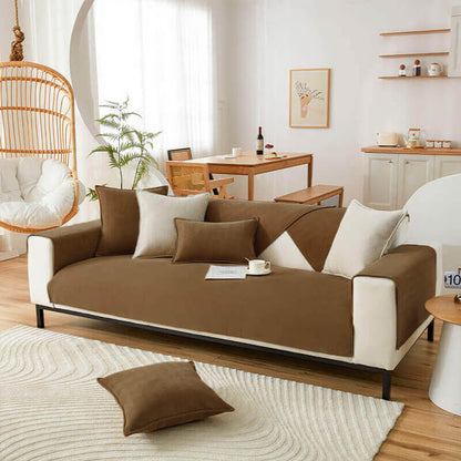 Herringbone Chenille Waterproof Couch Cover - Ultimate Protection