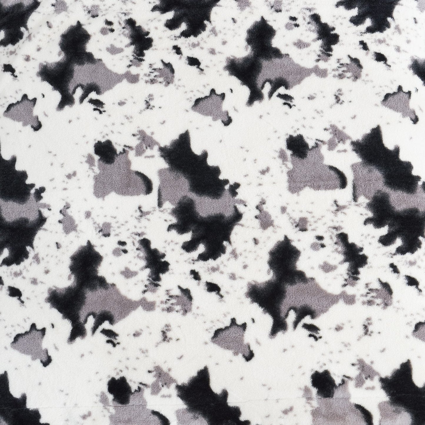 Luxurious Cow Print Faux Fur Throw Blanket for Stylish Decor