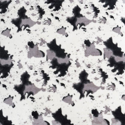 Luxurious Cow Print Faux Fur Throw Blanket for Stylish Decor