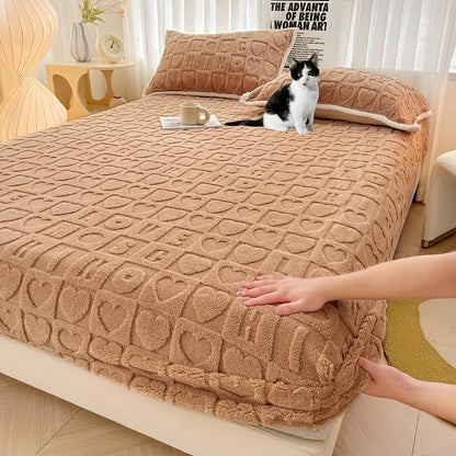 ComfyHeart Print Fitted Sheet