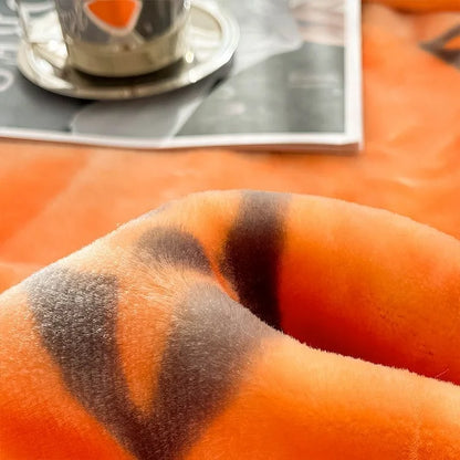 MonoFloral Fleece Blanket