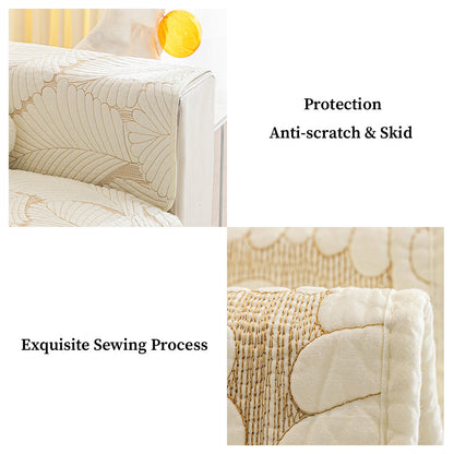 Leaf Sofa Mat - Anti-Scratch Skid Protection for Couch
