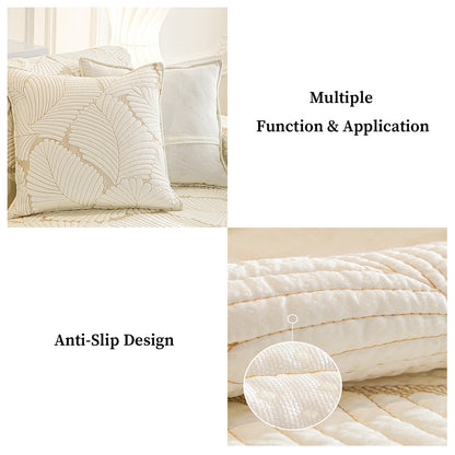 Leaf Sofa Mat - Anti-Scratch Skid Protection for Couch