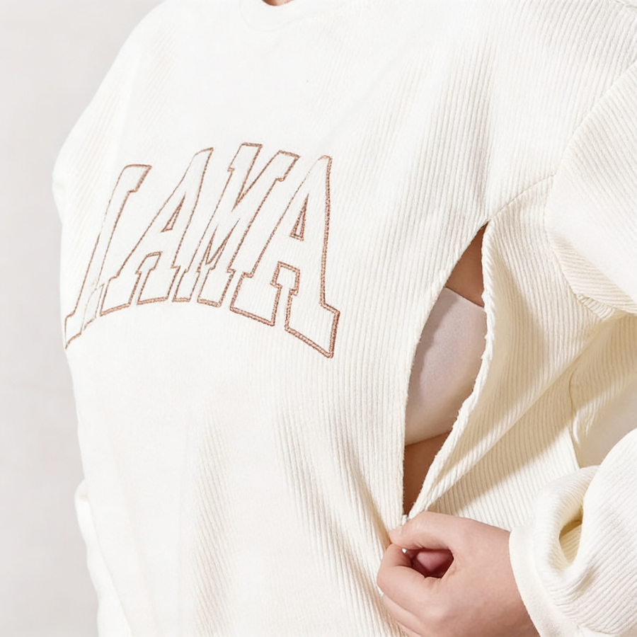 MAMA Nursing Zip Sweatshirt